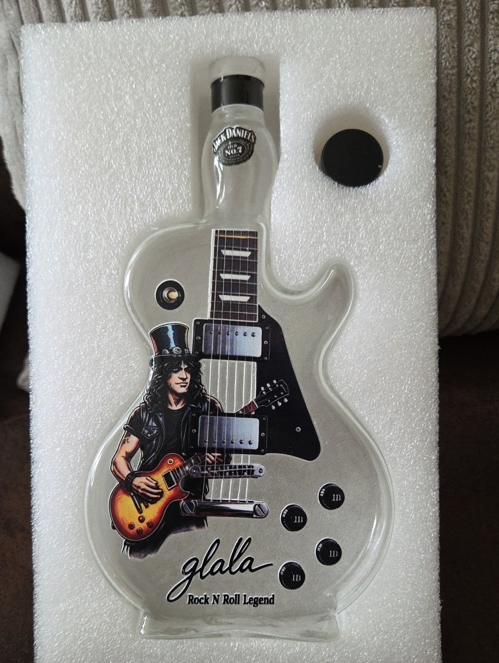 Guitar Slash Decanter, Rock Music Liquor Bottle, Electric Guitar